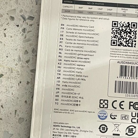 ADATA Premier 64GB MicroSDXC Card with Adapter – High-Speed & Reliable Storage - Picture 7 of 10